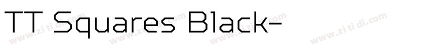 TT Squares Black字体转换 TT Squares Black字体转换